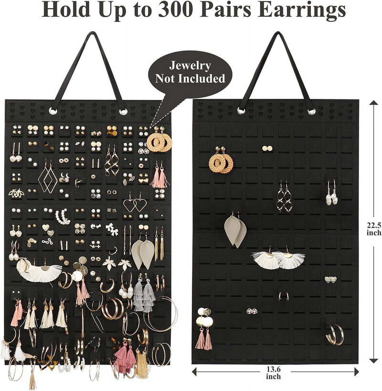Earring Organizer Hanging Earring Holder, Holds Up To 330 Pairs