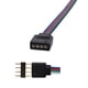 thumbnail image 4 of Xihbxyly Conector para Tira Led Rgb, Cable Macho-Hembra de 10 Mm y 4 Pines, Fácil de Instalar para Tiras Rgb 5050 3528, Conector Rápido para Proyectos Led, Paquete de 10, 16 Cm de Largo., 4 of 7