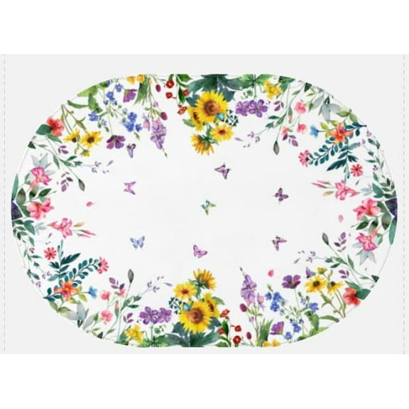 Yighty Oval Spring Tablecloth 60x84