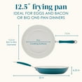 thumbnail image 5 of Rachael Ray Cucina Ceramic Nonstick, Frying Pan, 12.5 Inch, Marine Blue, 5 of 10