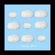 thumbnail image 5 of 9 Piezas Decoraciones de Nubes para Techo, SimulacióN de AlgodóN DecoracióN de Nubes Colgantes, Accesorios de Nubes Artificiales 3D, 5 of 5