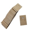 thumbnail image 2 of 888 Display 1.5" x 1.5" Matte Kraft Plain Hanging Earring Cards, Jewelry Display Pack of 100, 2 of 2