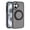 Gray, variant on Compatible for iPhone 17 Stand Case, Slim Shockproof Protective Rotating Magnetic Ring Bracket Classic PU Leather Phone Cover for iPhone 17, Darkgreen