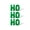 Green, variant on Letter Balloons - HO HO HO 16" Inch Alphabet Letters Foil Mylar Balloon Christmas Party Banner (Red)