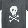 thumbnail image 4 of Inktastic Skull and Crossbones Youth T-Shirt, 4 of 5