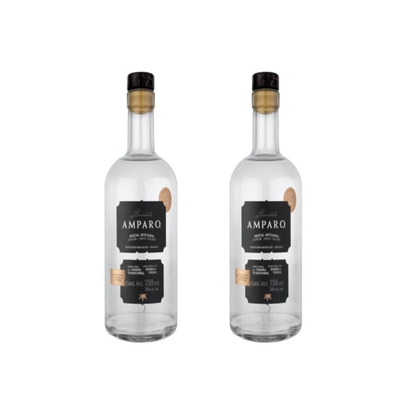 Pack de 2 Mezcal Bendito Amparo Joven Espadin 750 ml