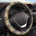 thumbnail image 5 of Gukieu Vintage Nautical Lighthouse Print Elastic Steering Wheel Cover, Anti-slip and Sweat-proof Car Steering Wheel Protector Cover for Cars, Vans, Trucks Car Accessories, 5 of 6