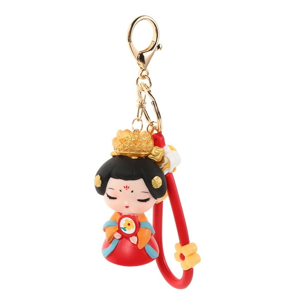OUNONA Kids Keychains For Car Keys Cute Chinese Keychain For Teen Girls Backpacks And Purses Kawaii Keychain Charms For Women Souvenirs