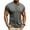 002 Dark Gray, variant on Men's Casual Henley Shirts Classic Slim Button Short Sleeve Pullover Solid Gym Workout Athletic T-Shirt