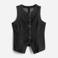 thumbnail image 5 of Denim Vest Women, Yigetop Women's Tops Summer 2025 Denim Vest Jacket Jean Vest Top for Women Black L, 5 of 9