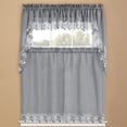 thumbnail image 3 of Collections Etc Miles Kimball Lillian Macrame Tier Pair, Gray, 36", 3 of 4