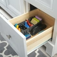 thumbnail image 6 of Simplify 2 Pack Slim Stackable Organizer Bin with Adjustable Dividers 12.5 L x 4 W in Grey, 6 of 6