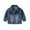 Blue, variant on Esaierr Newborn Baby Boys Girls Denim Jacket for Kids Toddler Button Girls Down Jeans Jackets Top Coat Outerwear Spring Autumn Long-Sleeved Casual Baby Jacket for 9M-5Y