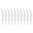 thumbnail image 4 of Green Plastic Pumpkin Teeth – 10-Pack Spooky Jack-O'-Lantern Teeth for Halloween DIY, Crafts, and Scary Decorations, 4 of 6