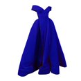 thumbnail image 1 of Vestidos de novia Prolriy para mujer, largos hasta el suelo, de gasa, estilo cóctel, estilo francés, retro, de verano, corte bajo, escote en V, corte de boda, vestidos lisos para mujer 2024, vestidos, 1 of 4