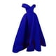 thumbnail image 1 of Vestidos de novia Prolriy para mujer, largos hasta el suelo, de gasa, estilo cóctel, estilo francés, retro, de verano, corte bajo, escote en V, corte de boda, vestidos lisos para mujer 2024, vestidos, 1 of 4