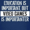 thumbnail image 3 of CafePress - Video Games Is Importanter T Shirt - Dark T-Shirt Kids XS-XL, 3 of 4