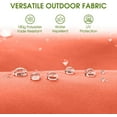 thumbnail image 6 of Homefun 10FT Patio Umbrella 3-Tier Market Umbrella with 8 Sturdy Ribs Crank & Tilt Mechanism Waterproof UV-Resistant Fabric Aluminum Pole Outdoor Garden Umbrella (Base Not Included), 6 of 7