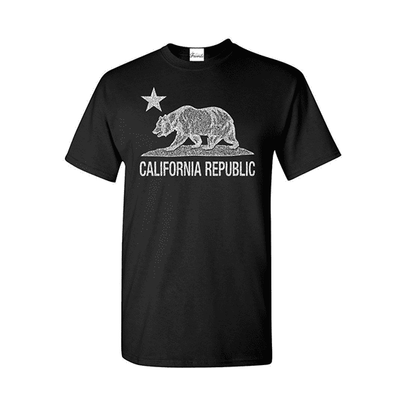 Men's T-Shirt Short Sleeve - California Cali
