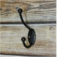 thumbnail image 4 of Ganchos de pared ZEYU de 10 piezas, dobles, negros y resistentes al óxido, 4 of 7