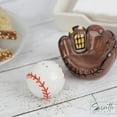 thumbnail image 2 of Servette Home Baseball & Mitt Ceramic Salt & Pepper Set (Ball and Baseball Glove), 2 of 5