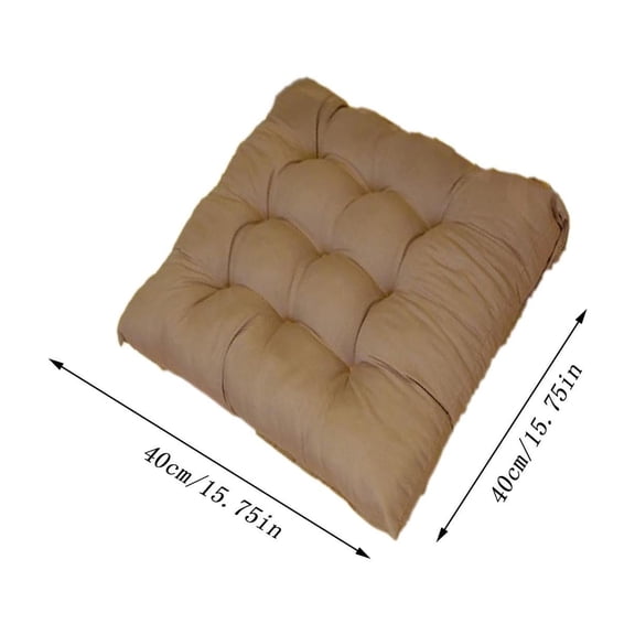 Christmas Gifts Kezqiaxn Chair Seat Cushion (16X13.77 Inch)Solid Color Sanding Cushion Indoor Outdoor Garden Patio Chair Cushion Home Kitchen Office Chair Pads Seat Cushion