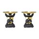 thumbnail image 1 of Billuyoard Cool Bulldog Statue Desk Sundries Container Tray Dog Decoration Home Animal Negro 2piezas, 1 of 1