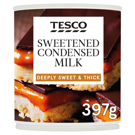Tesco Sweetened Condensed Milk 397G, Imported from Britain