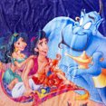 thumbnail image 3 of Disney Aladdin Blanket Magic Carpet Ride Genie Jasmine Abu Jafar Iago Soft Plush Throw 48" X 60", 3 of 5