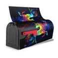 thumbnail image 4 of PHELIKA Galaxy Rainbow Unicorn 03 Magnetic Mailbox Covers Post Letter Box Cover Standard Size 21"H x 18"W, 4 of 8