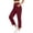 Wine Red, variant on YVNAURA 7/8 Cropped Pants for Women High Waist Elastic Drawstring Loose Fit Straight Leg Ankle Trousers with Pockets Pull On Travel Work Athletic Lounge Pants 2026, Black,L