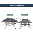 thumbnail image 5 of REDCAMP Oversized Folding Camping Cot for Adults 600lbs, Large Heavy Duty Extra Wide Sleeping Cot Bed Portable with Carry Bag, Gray, 5 of 7
