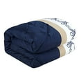 thumbnail image 5 of Chic Home BCS03331-US Owen 20 Piece Comforter Set, Navy - King, 5 of 5