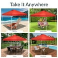 thumbnail image 6 of Sunnydaze 10' x 10' Red Solid Premium Pop-Up Canopy Shade with Vent, 6 of 16