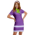 thumbnail image 2 of Vestido de disfraz para Halloween G y PL, Daphn, color morado, talla XL, mujer, 2 of 6