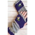 thumbnail image 2 of Fingerless Gloves Men Winter Fashion Windproof Wool Breathable Touch Screen Fitness Mens Mittens Blue, 2 of 6