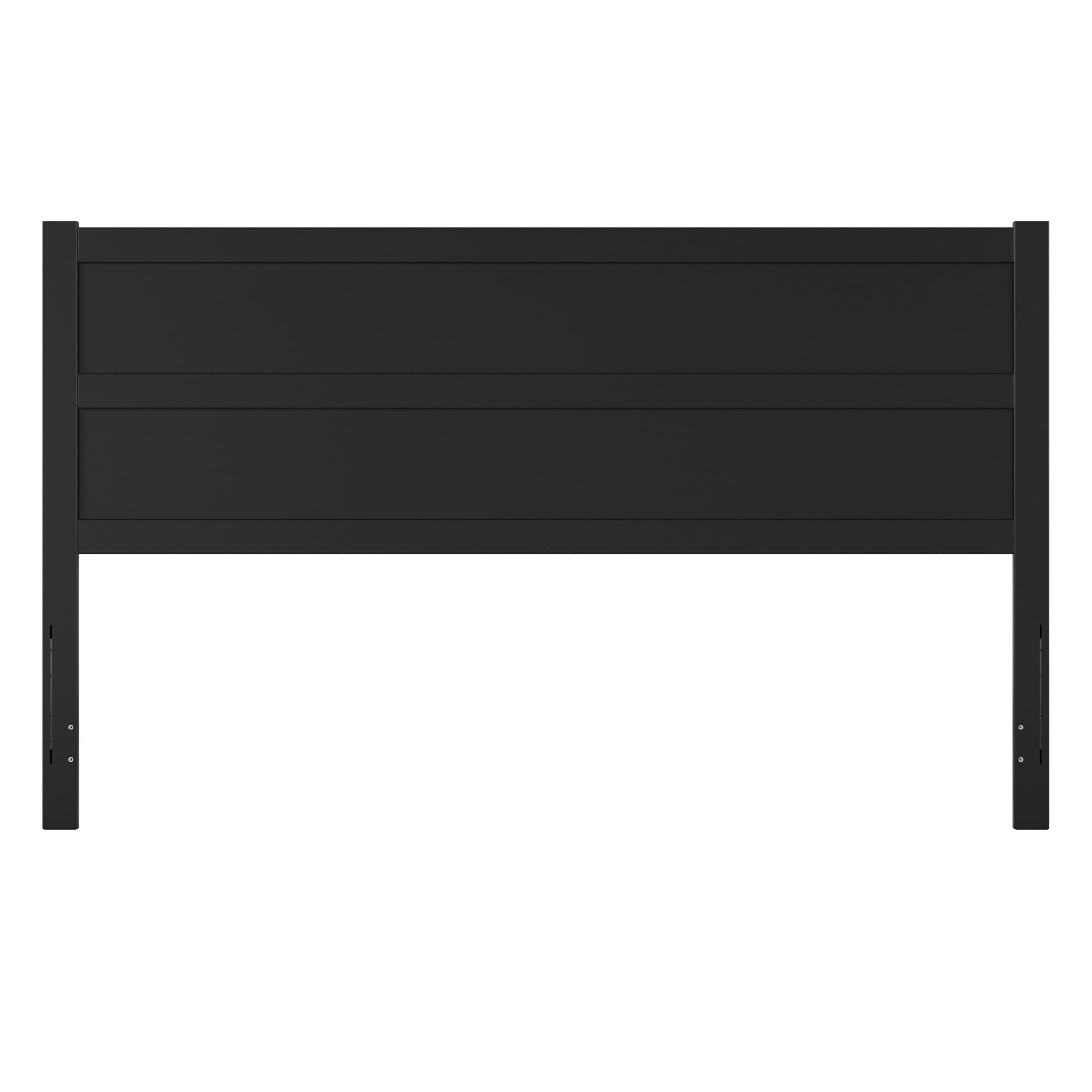 AFI Aveline King Modern Panel Wood Headboard, Black