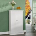 41" Freestanding Farmhouse 2 Door Kitchen Pantry Storage with