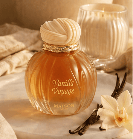 Maison Asrar Vanilla Voyage Eau de Parfum  for Women, 100ml (3.4 oz) Long Lasting Vanilla Fragrance Spray