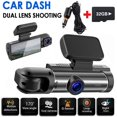 thumbnail image 1 of HAOAN Car Dash Cam Dual Lens 1080P HD DVR Front or Inside Video Camera Driving Recorder Night Vision G-Sensor  Motion Detection, 1 of 14