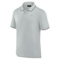 thumbnail image 2 of Men's Fanatics Gray Los Angeles Chargers Front Office Pique Polo, 2 of 3