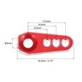 thumbnail image 2 of Aluminum Alloy 1/18 25T Steering Servo Arm Horn Red for DIY RC Car/Boat/Airplane Boat 1 Pcs, 2 of 6