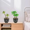 thumbnail image 5 of uds simulación de plantas suculentas en macetas, pequeños adornos creativos, plantas verdes artificiales, decoración interior, 5 of 5