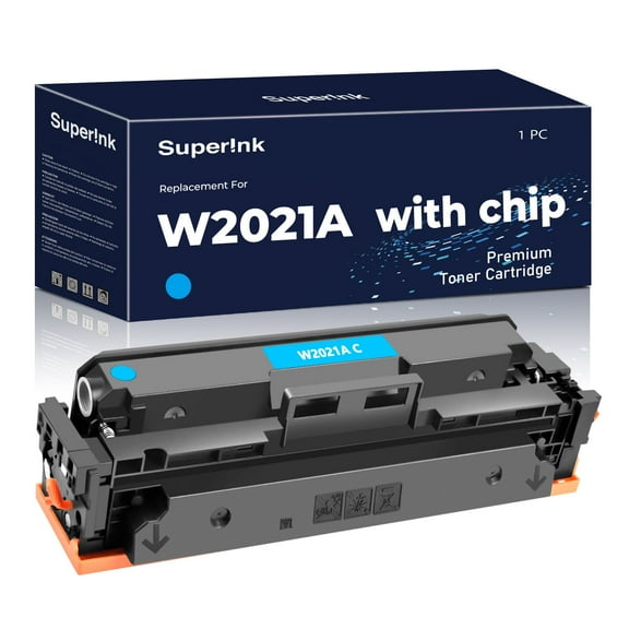 Compatible HP W2021A / 414A Cyan Toner By Superink