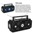 thumbnail image 4 of Waterproof Radio Bluetooth Speaker, Portable AM/FM Digital Radio, Flashlight and Solar Charging, Multi-function Outdoor Speaker, 4 of 7