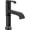 Matte Black, variant on Delta 589-Lpu-Dst Tetra 1.2 GPM Single Hole Bathroom Faucet - Black