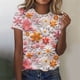 thumbnail image 1 of Blusas de Manga Corta Fiudx Liquidación de Ahorros de Verano Casual Mujer, 1 of 3