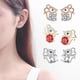 thumbnail image 4 of Minnieouse 2 uds. Elegantes pendientes de tuerca de plata de aleación para mujer: accesorio para cualquier ocasión Pendientes de plata delicados Type3 NO3, 4 of 6