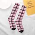 thumbnail image 6 of Bingfone Compression Socks for Women and Men Long Socks for Running Athletic Cycling Nurse-Heart Plaid, 6 of 8