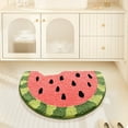 thumbnail image 5 of Alfombra de baño de sandía, alfombra de fruta antideslizante bonita, alfombra de cocina, decoración de baño de sandía, alfombra divertida para niños, alfombra lavable a máquina, 5 of 5